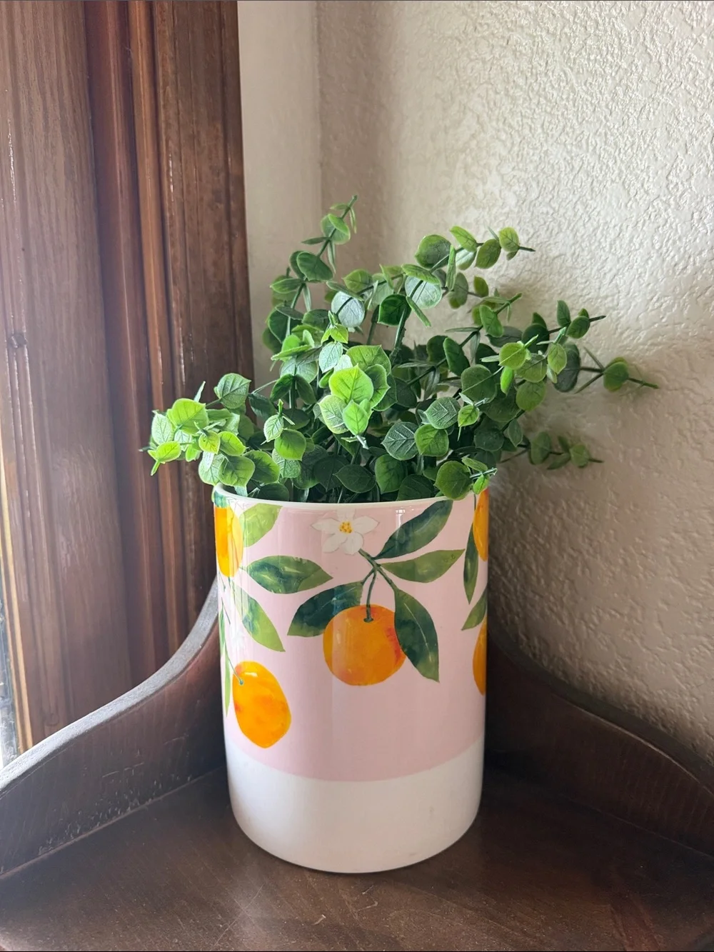 Sur La Table Earthenware Citrus Utensil Crock
